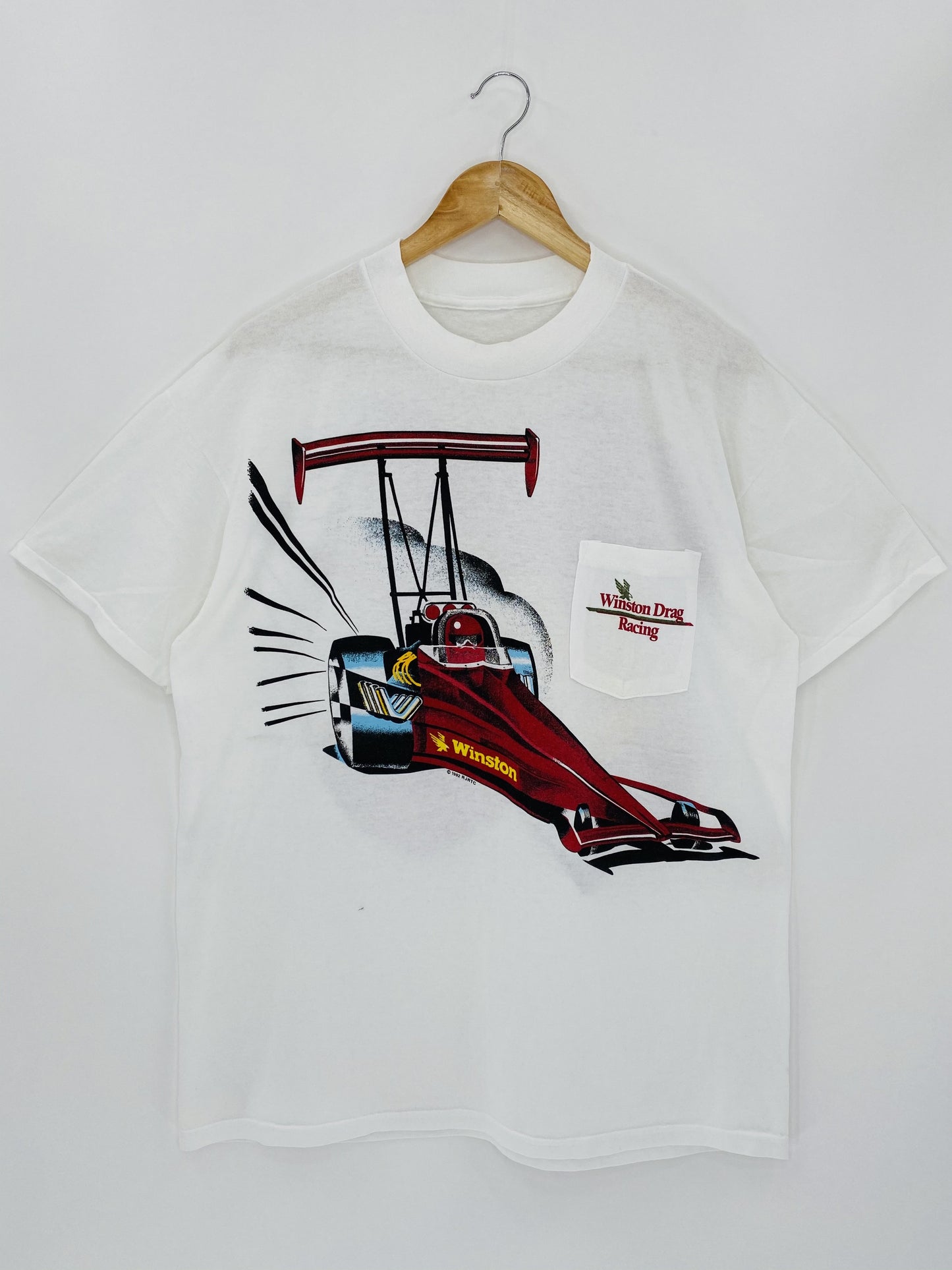 1992 Winston Racing Size L Vintage T-Shirt / k4899