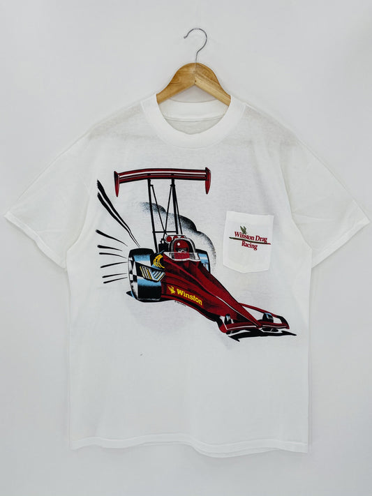 1992 Winston Racing Size L Vintage T-Shirt / k4899