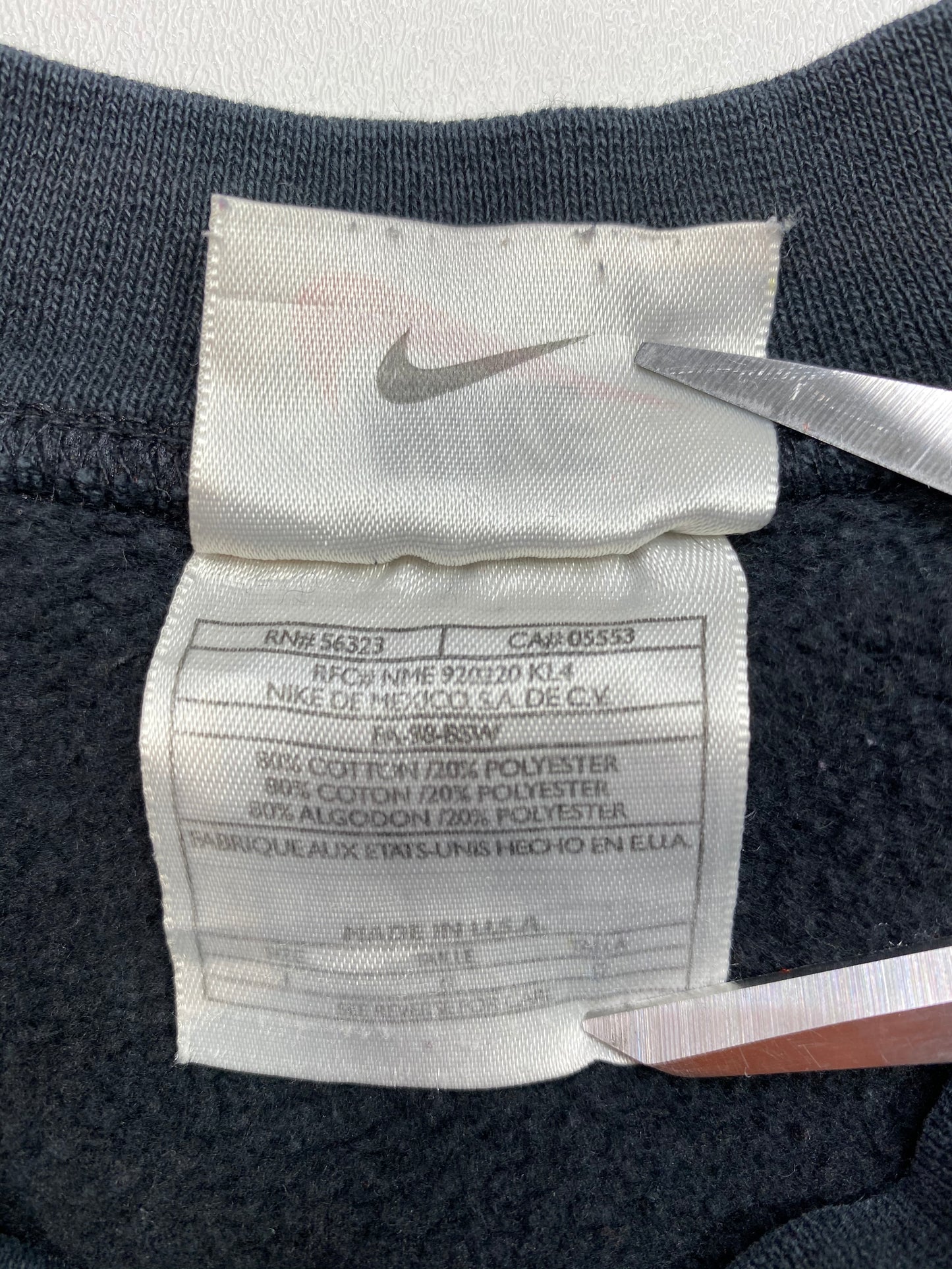 90’s NIKE ATHLETICS Made in USA Size L Vintage Sweat-Shirt / 5372