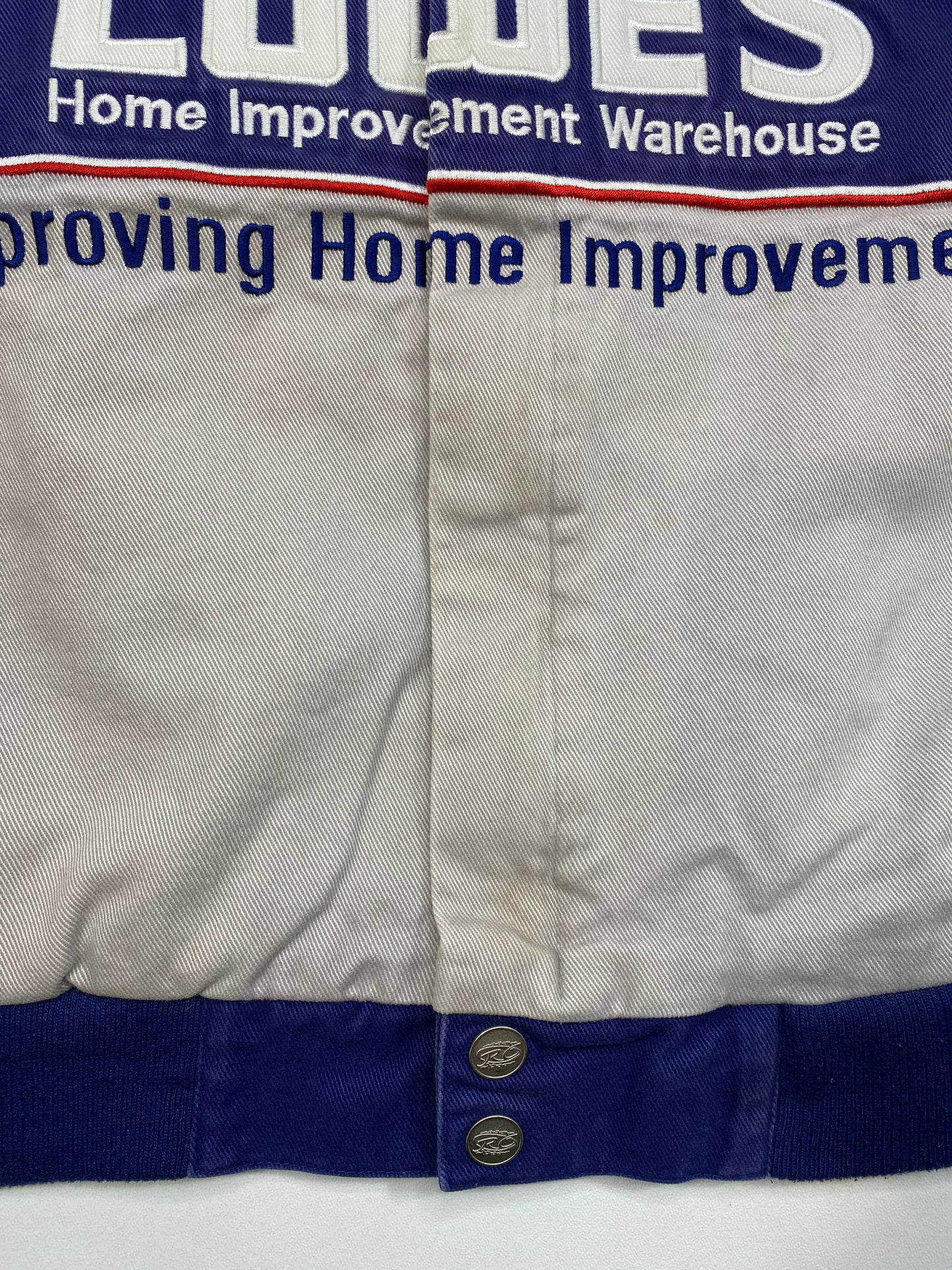 Vintage NASCAR LOWE’S Size XL Racing Jacket / 5471