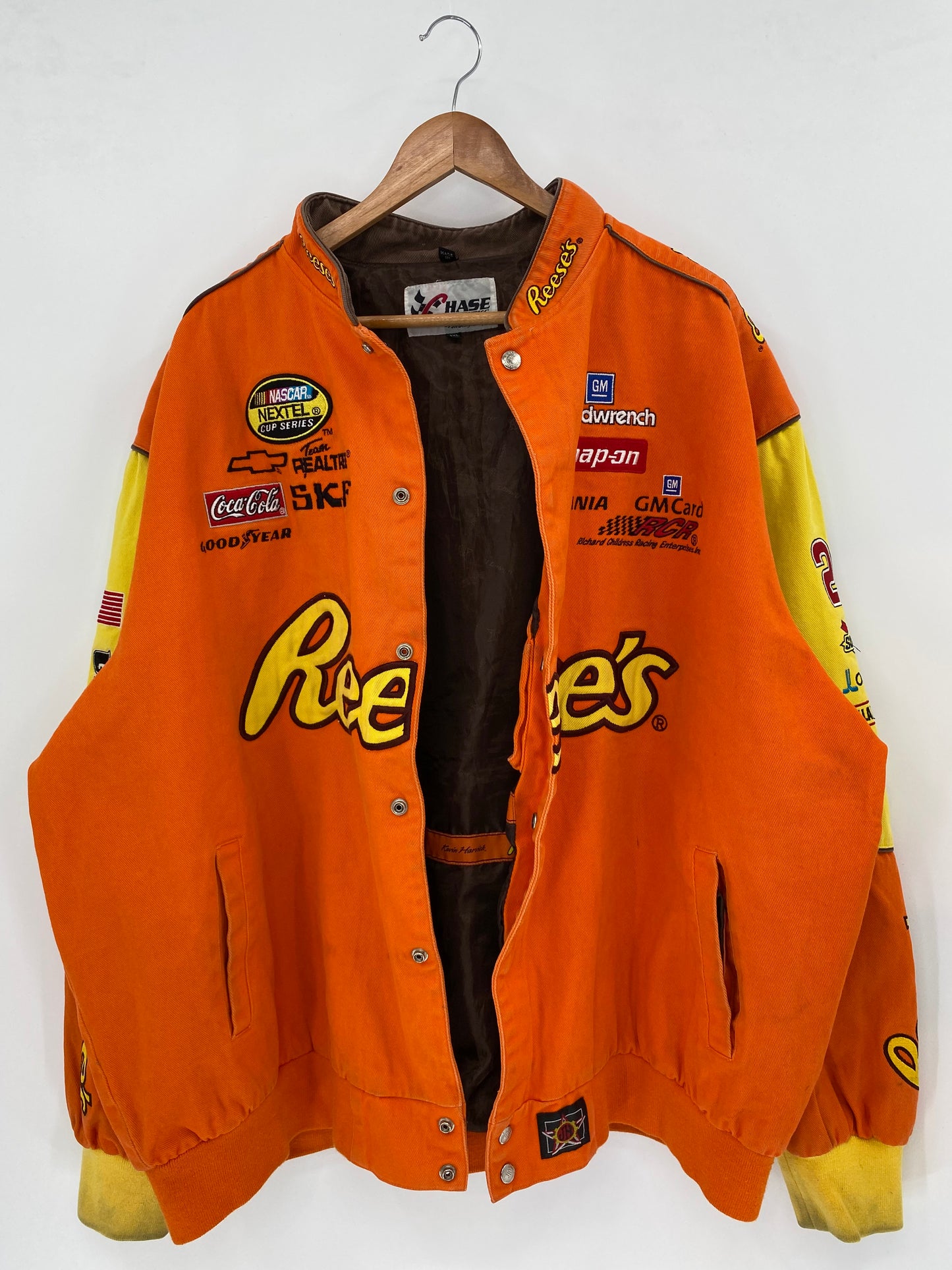 Vintage KEVIN HARVICK REESE'S RACING Size XXXXL Racing Jacket / K3160