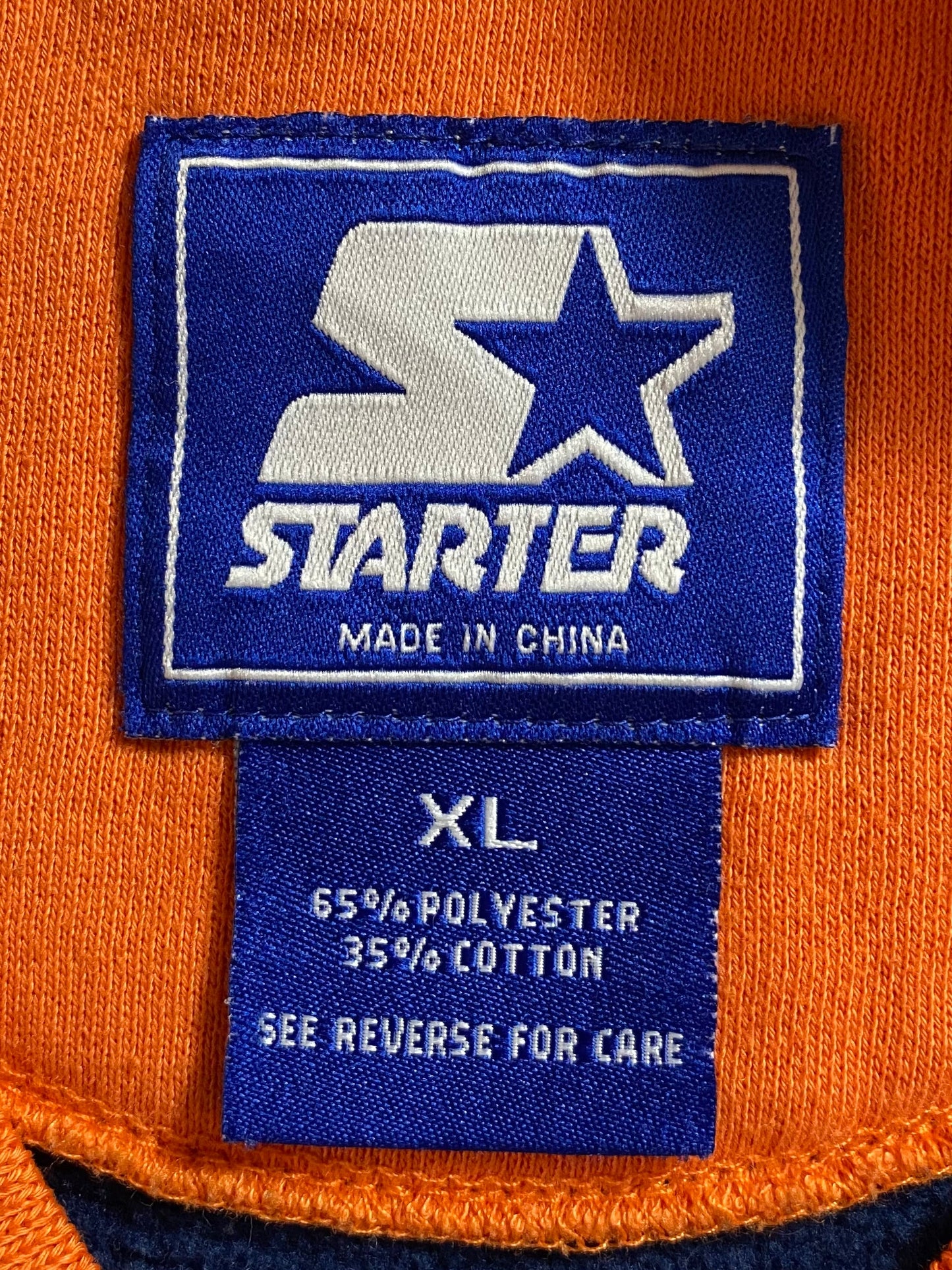 90’s STARTER x ILLINOIS FIGHTING ILLINI Size XL Vintage College Sweat-Shirt / K9730