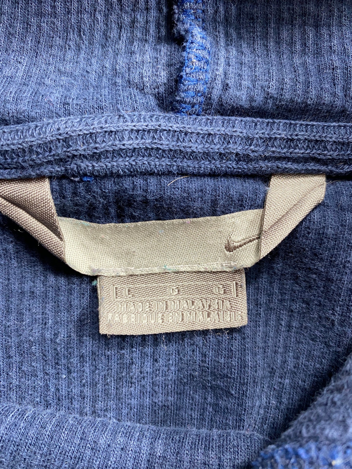 00’NIKE Center Swoosh Size L Vintage Hoodie Sweat-shirt / 6757