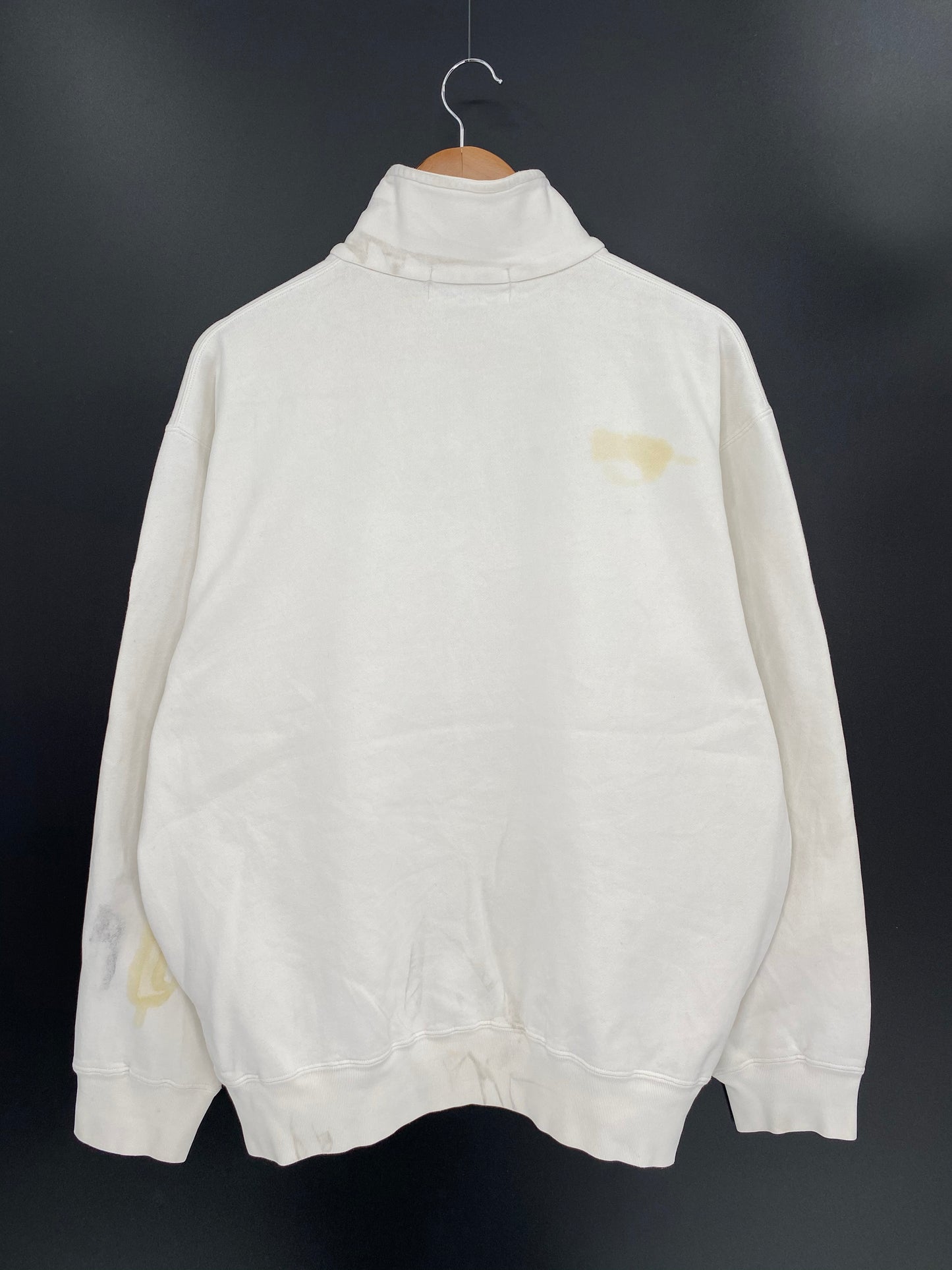 90’s POLO RALPH LAUREN Size L Vintage Half-zip Sweat-shirt / 8061