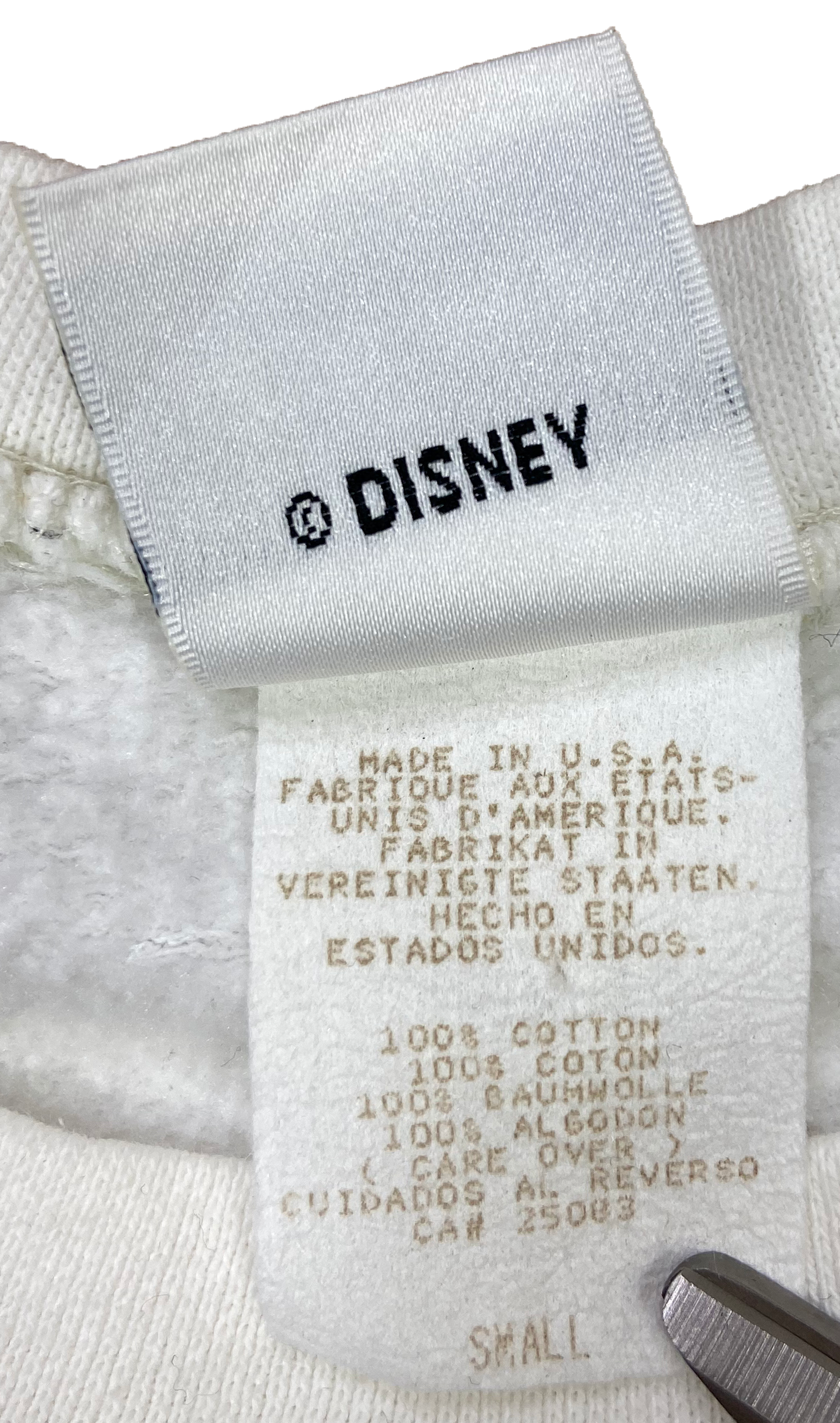 00’ DISNEY POCAHONTAS Made in USA Size S Vintage Sweat-Shirt / A9827