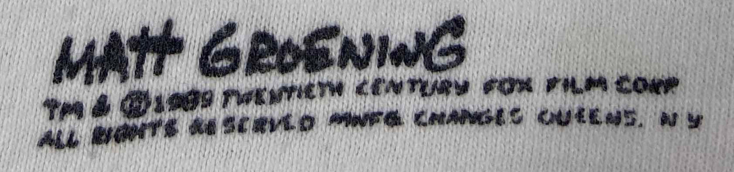 1989 BART SIMPSON Made in USA Size XL Vintage T-Shirt / E83