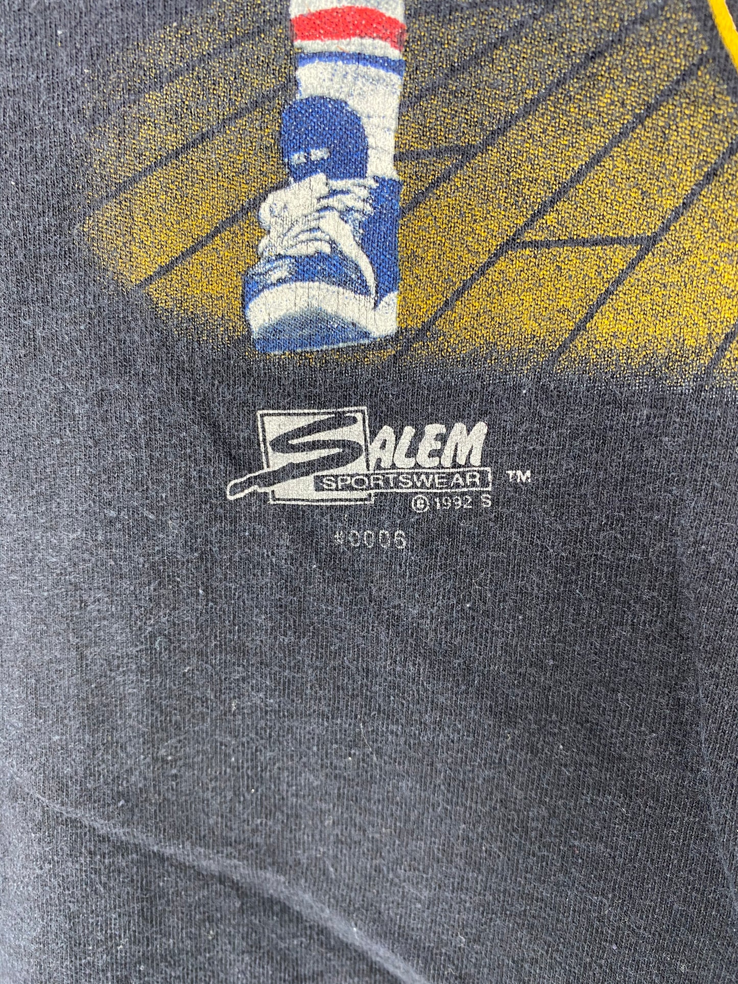 1992 Barcelona Olympic BIRD & MAGIC USA National Team Made in USA Size M Vintage NBA T-Shirts / 8183