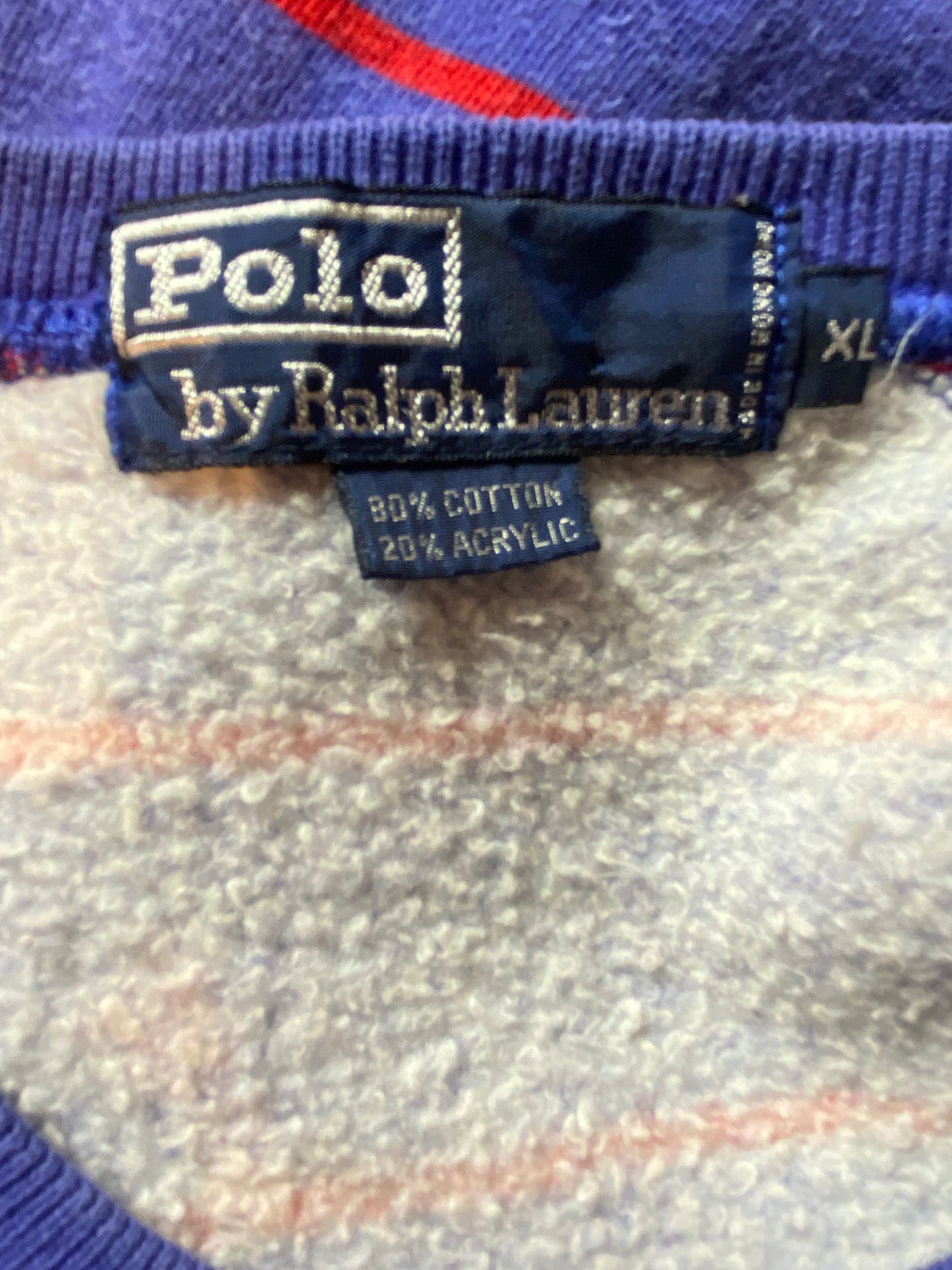 90’s POLO RALPH LAUREN Size XL Vintage Sweat Shirt / E3504S