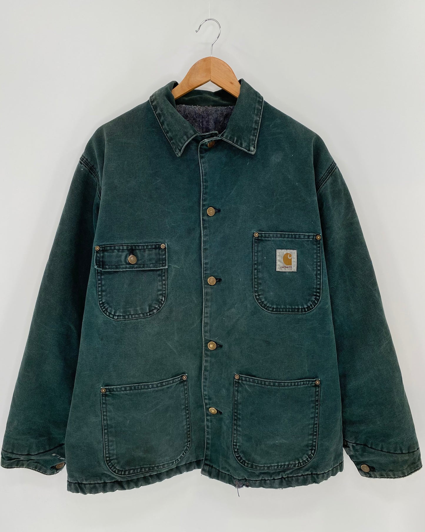 Vintage CARHARTT Size Approx.XL Duck Jacket / E3660J