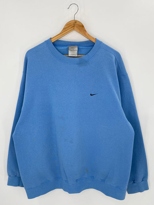 90’s NIKE Mini Swoosh Size XL Vintage Sweat-Shirt / 7413