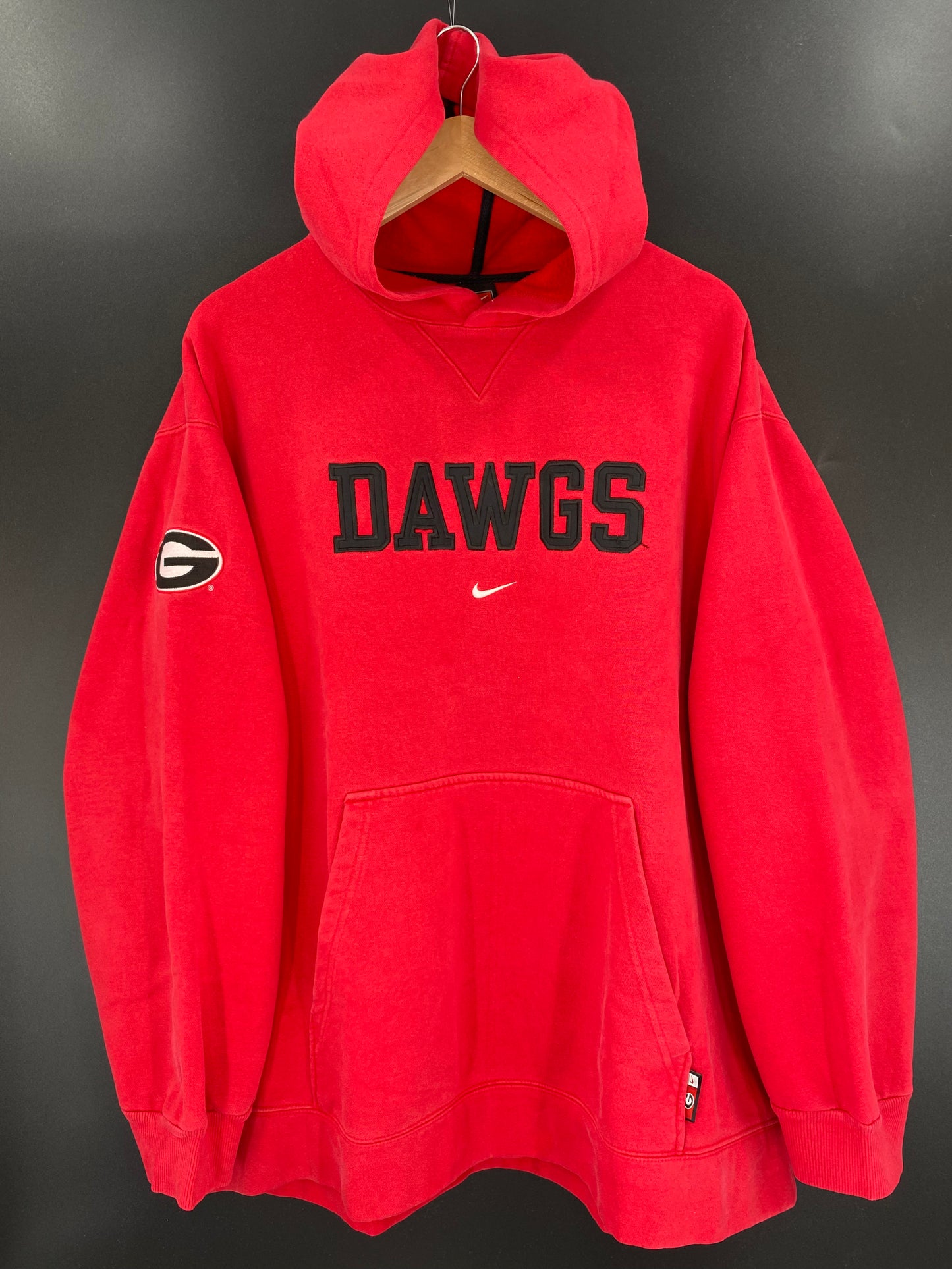 00’ NIKE DAWGS Size XL Vintage Hoodie Sweat-Shirts / K2592