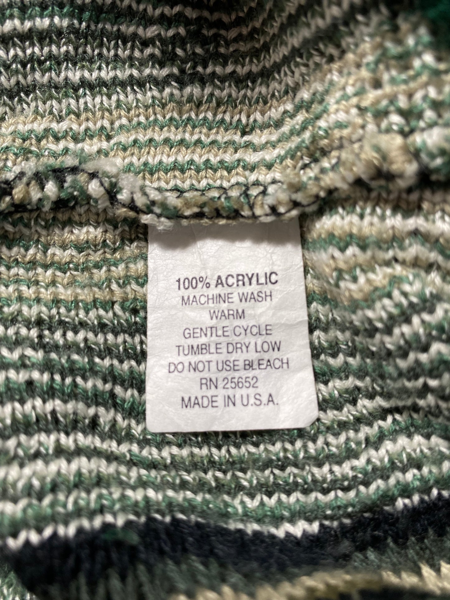 Vintage 3D COOGI- Style Made in USA Size XL Knit Sweater / K3481