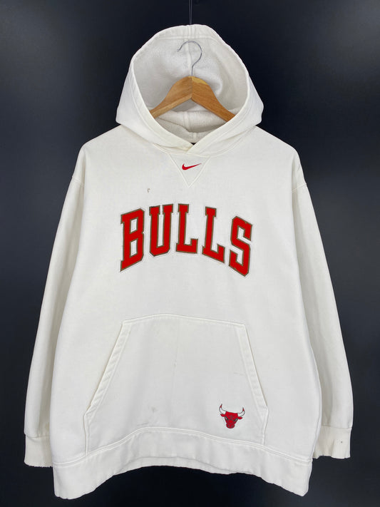 00’ NIKE x CHICAGO BULLS Size M Vintage NBA Hoodie Sweat-Shirt / 9031