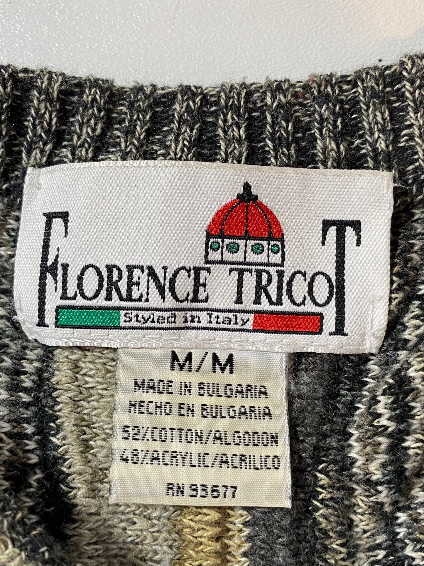 Vintage 3D COOGIE STYLE Size M Knit Sweater / K9718