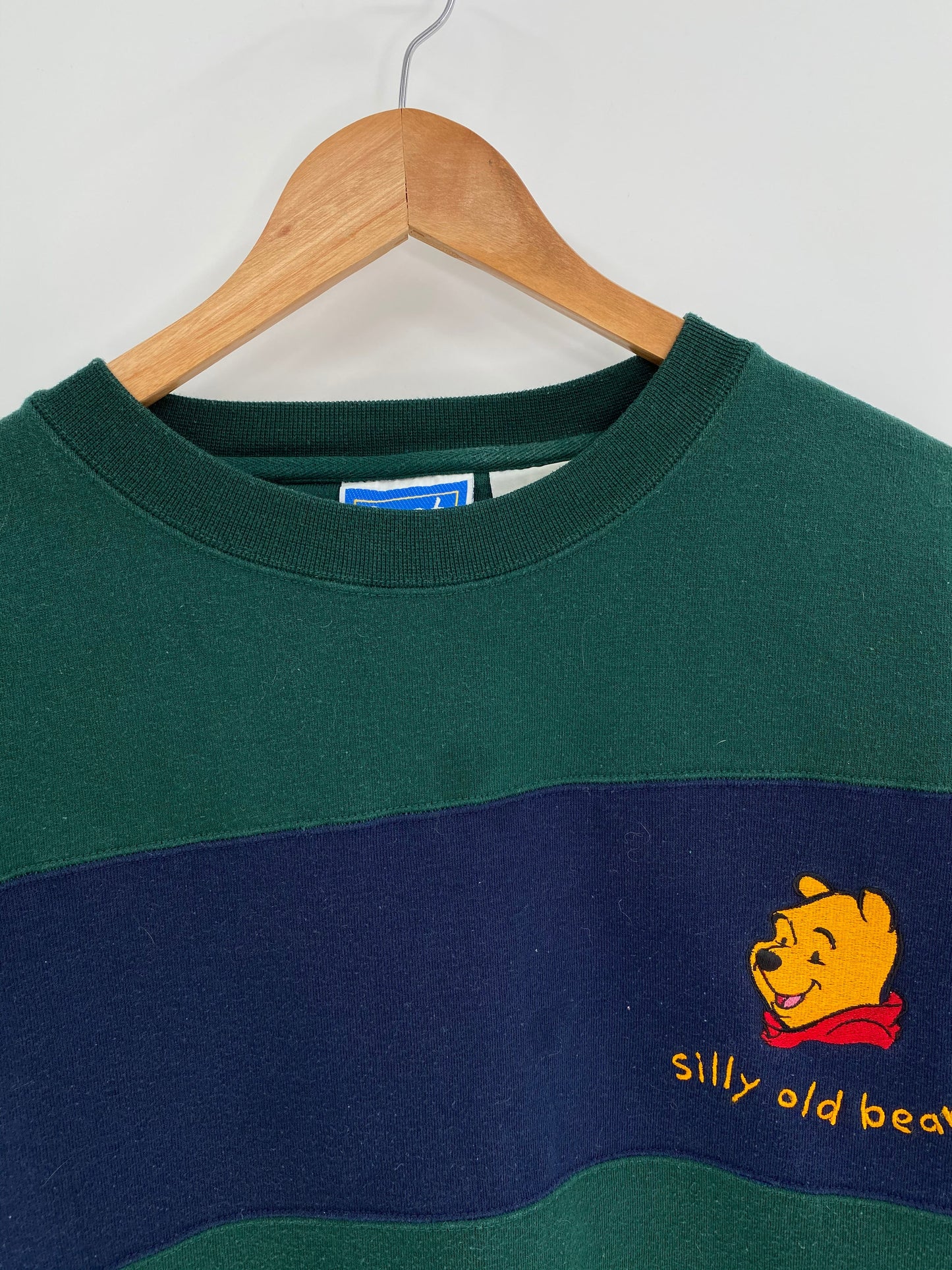 00’ DISNEY POOH Size Ladies L Vintage Sweat-shirt / K9399