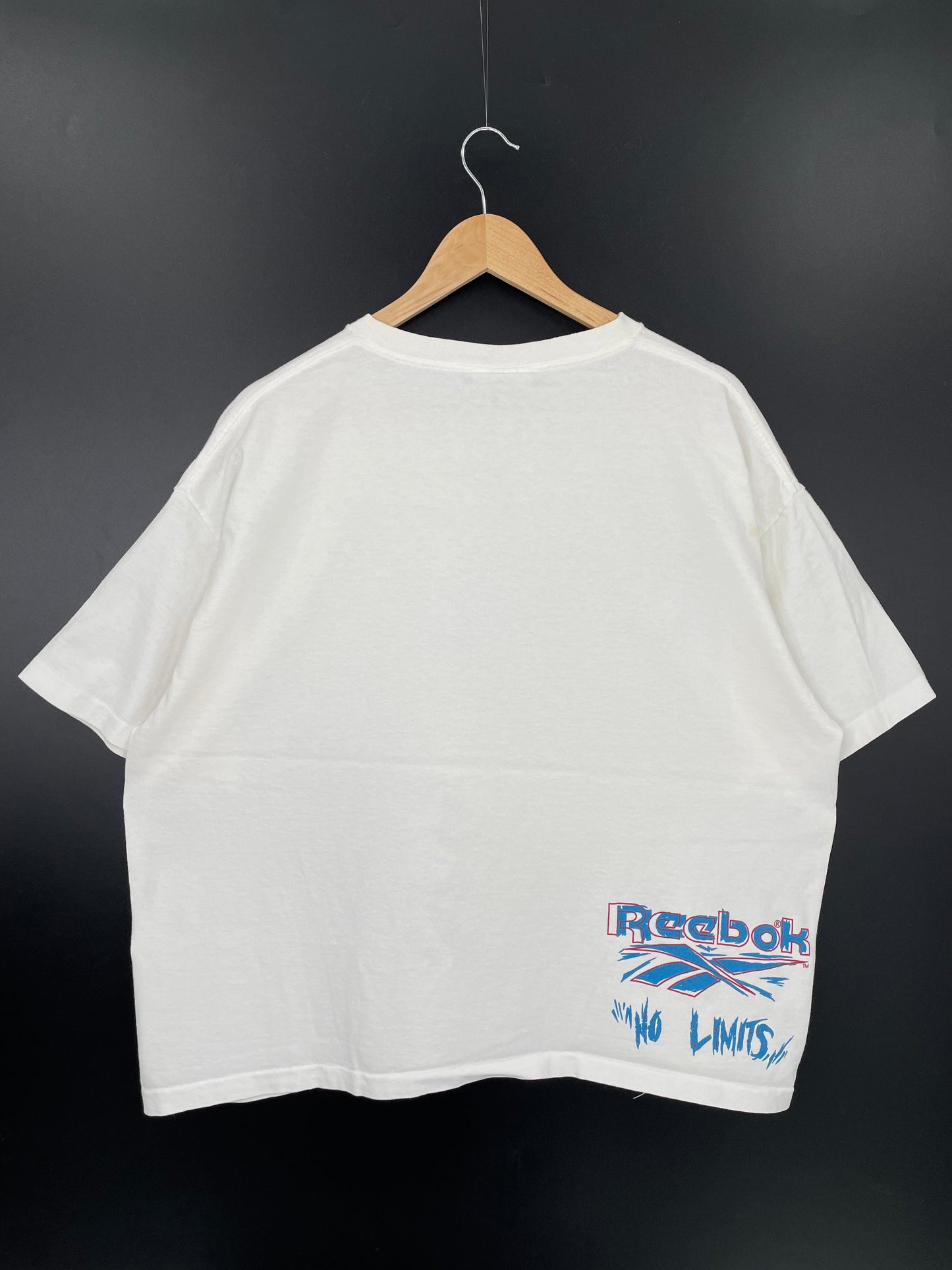 90’s REEBOK Made in USA Size Approx.XL Vintage T-Shirt / A3159