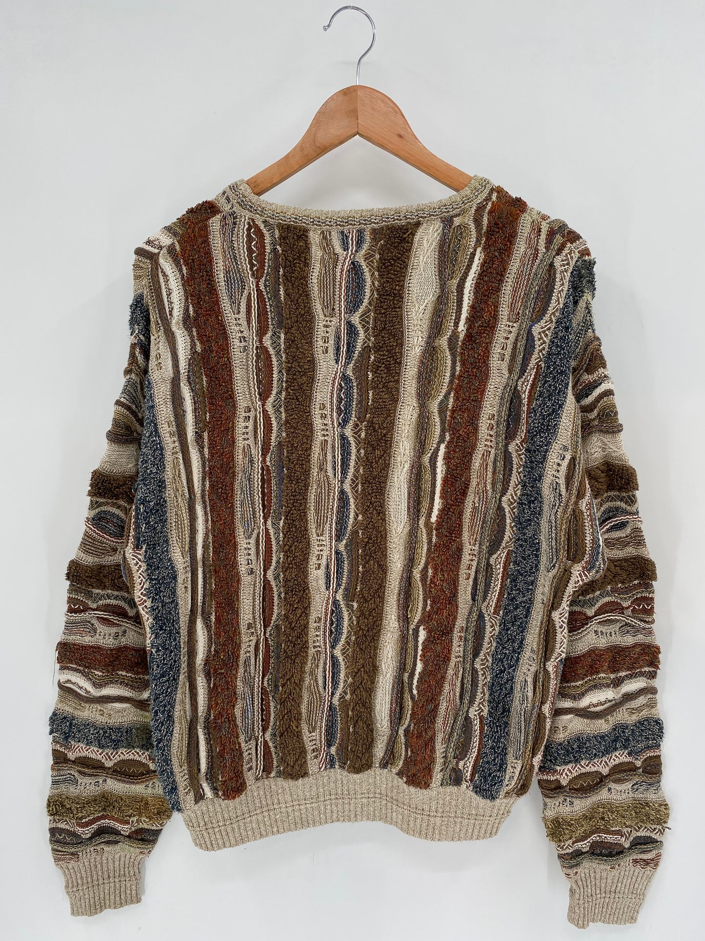 Vintage 3D COOGI- Style Size No Tag (Approx.M) Knit Sweater / K3685