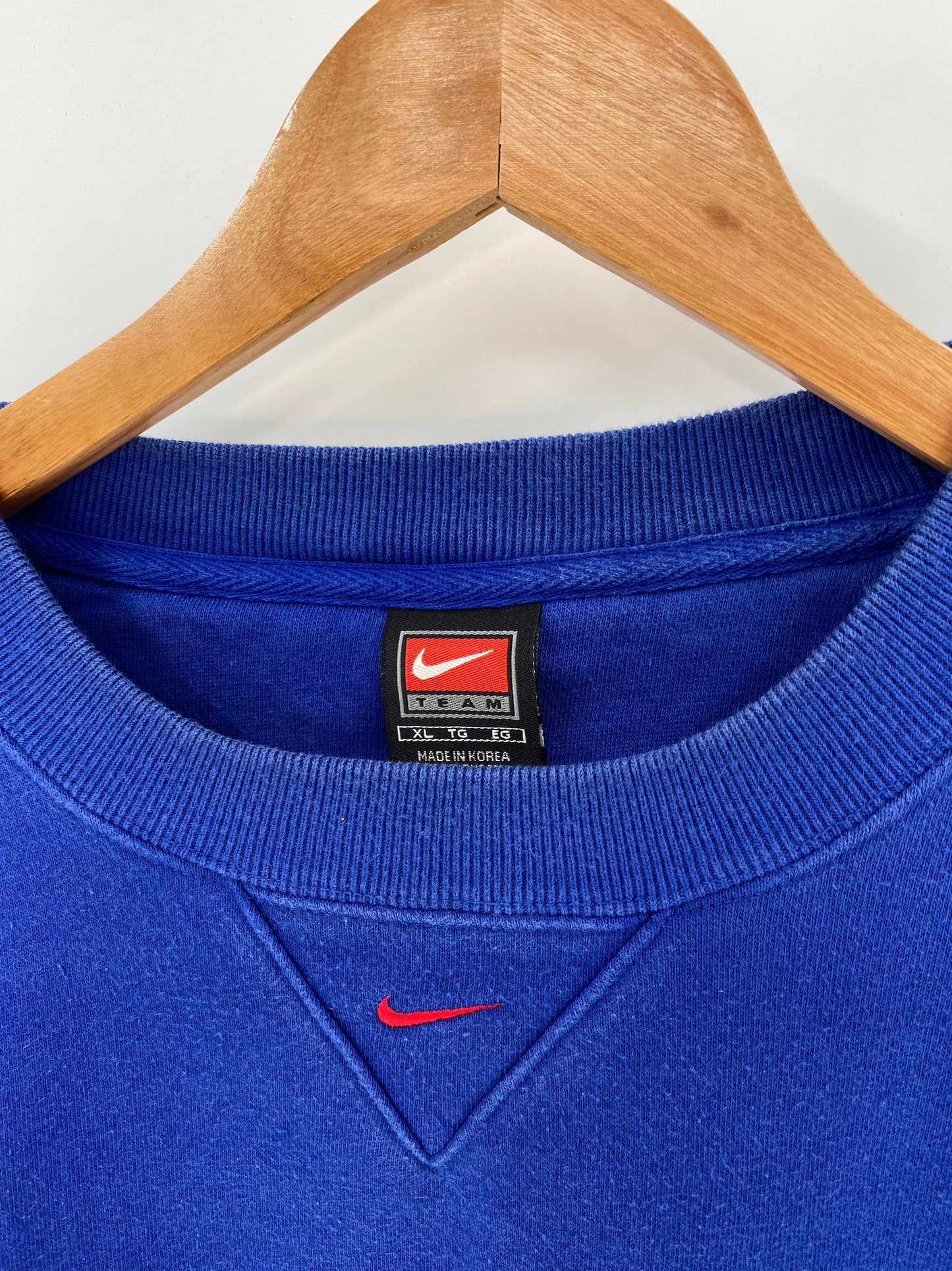 00’ NIKE GIANTS FOOTBALL Size XL Vintage NFL Sweat-Shirts / K910