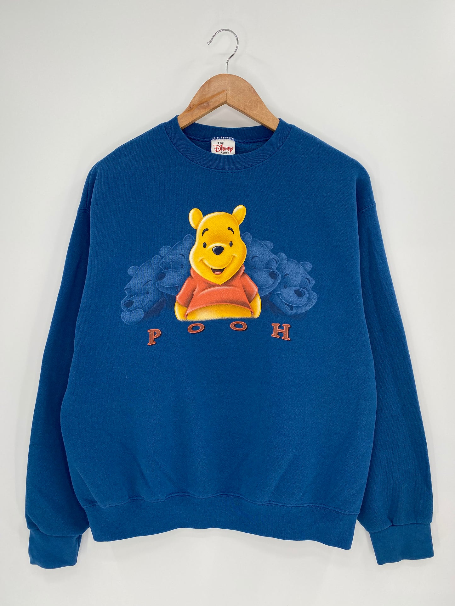 00’ DISNEY WINNIE THE POOH Made in USA Size S Vintage Sweat-Shirt / 9519