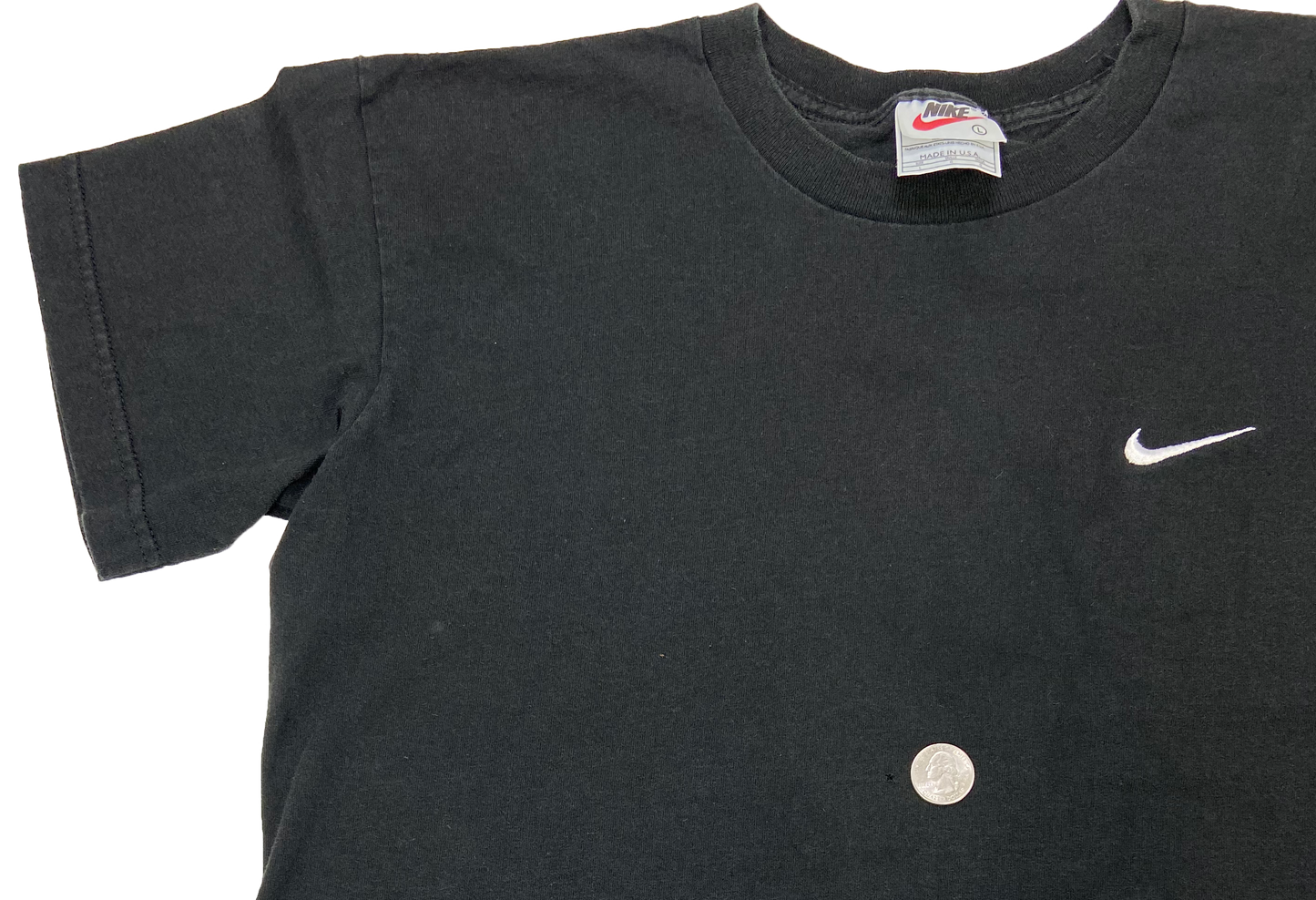 90's Vintage Nike Mini Swoosh Made in USA T-Shirt / 2351