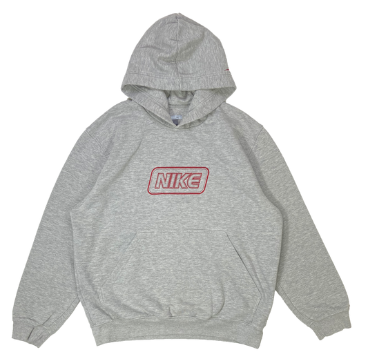 00' Vintage Nike Center Logo Hoodie Sweat-Shirt / 2395