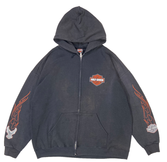 00's Harley Davidson Vintage Hoodie Sweat-Shirts / 2398