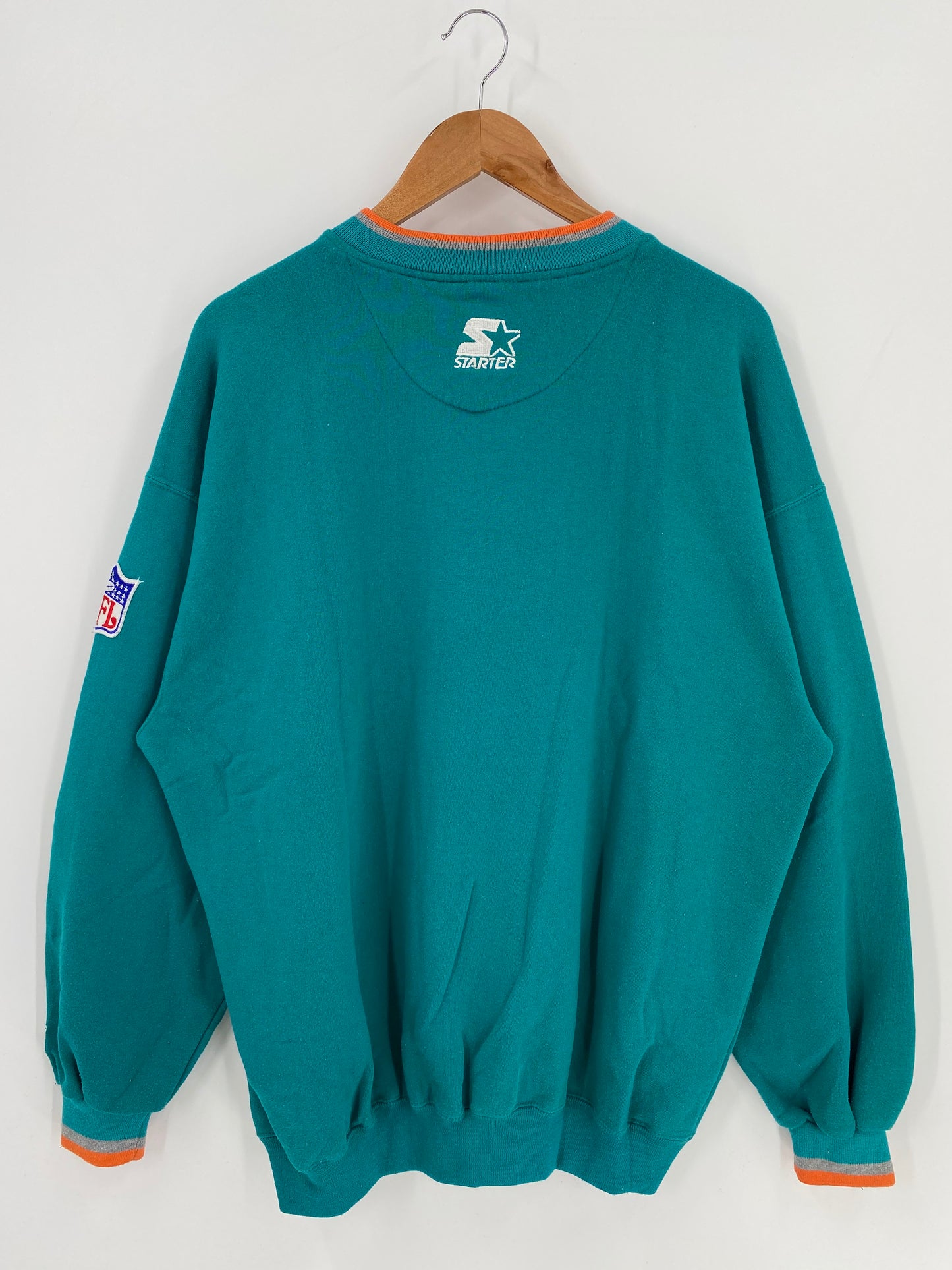 90’s STARTER MIAMI DOLPHINS Size XL Vintage NFL Sweat shirt / K585