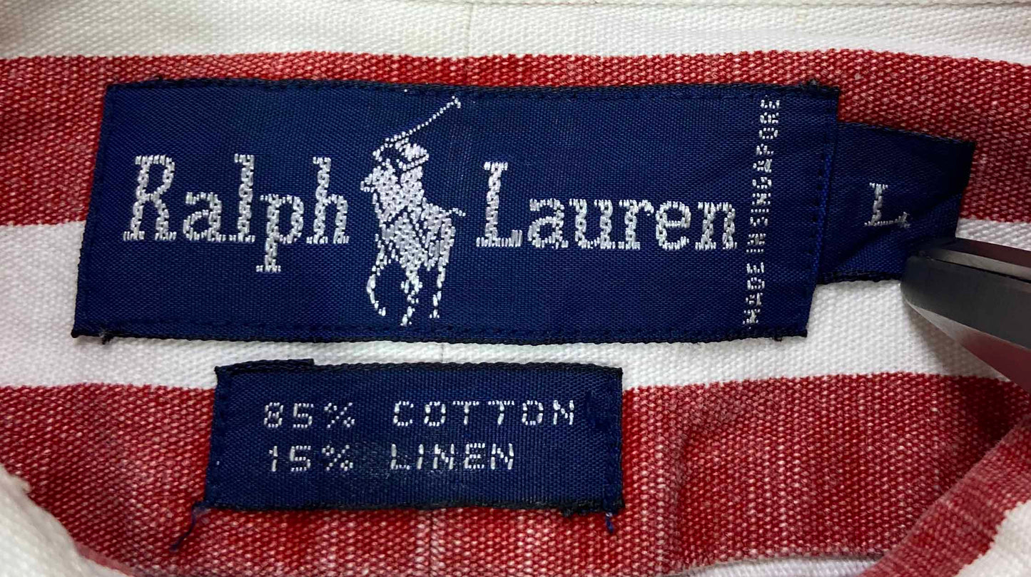 90's Vintage Polo Ralph Lauren Button Down Long Sleeve Shirt / 2470