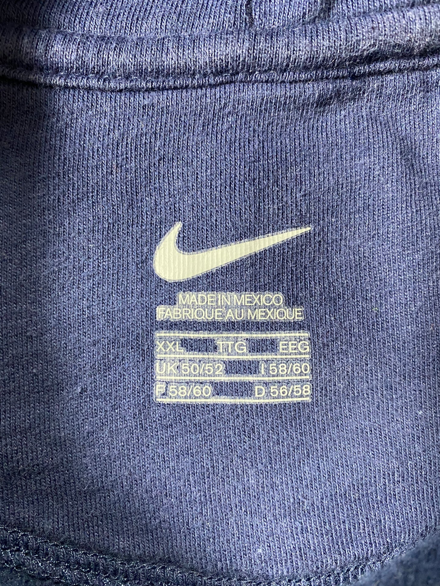 00’ NIKE CAROLINA Size XXL Vintage Hoodie Sweat-shirt / 6577