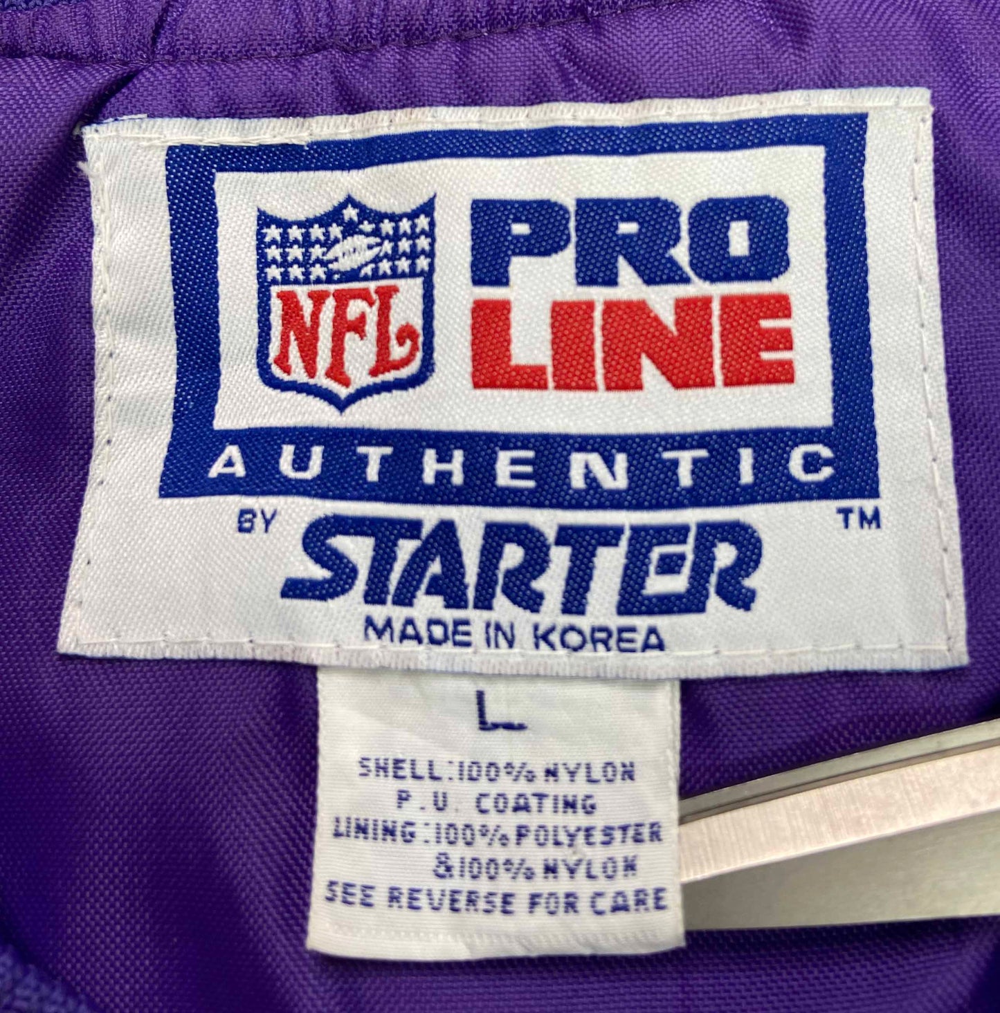 90's Vintage Starter Vikings Nylon Jacket / 2513