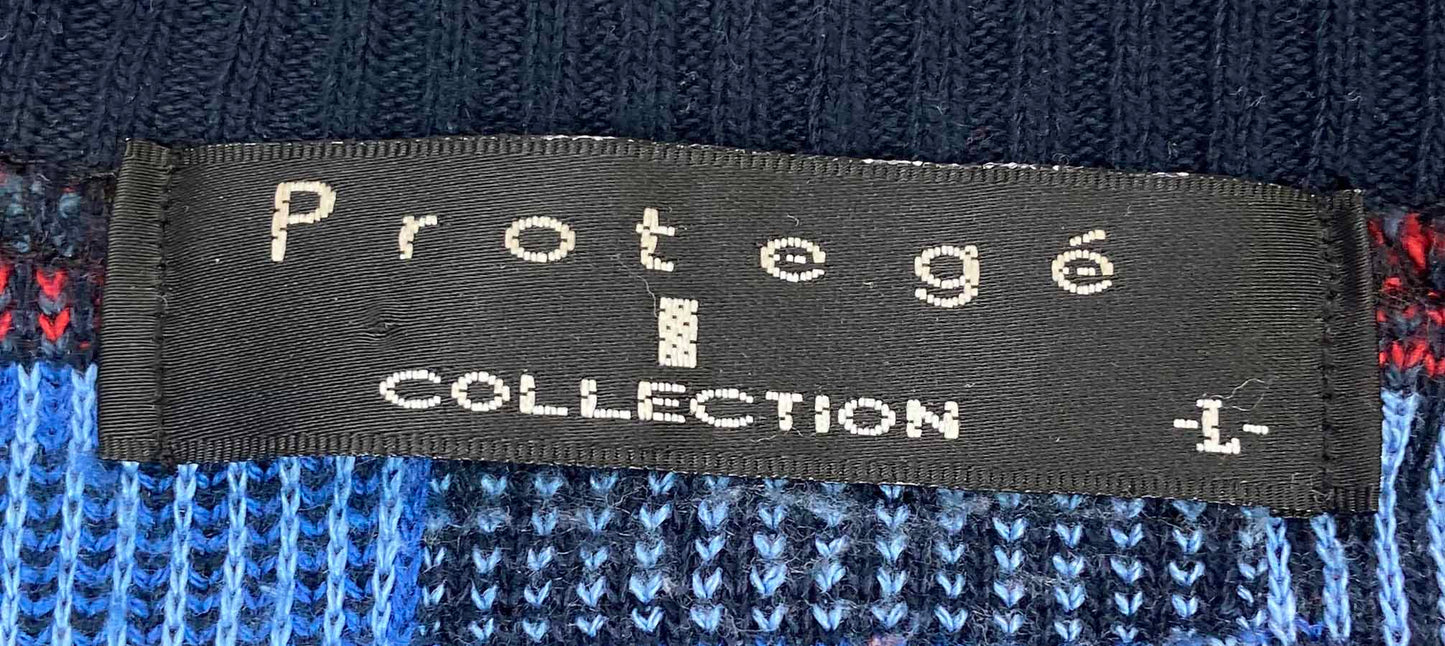 Vintage 3D Coogi-Style Made in USA Knit Sweater / 2525