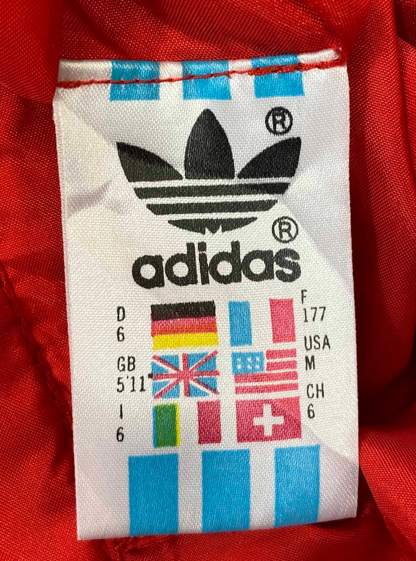 80's Vintage Adidas Nylon / Sweat Reversible Jacket / 2529