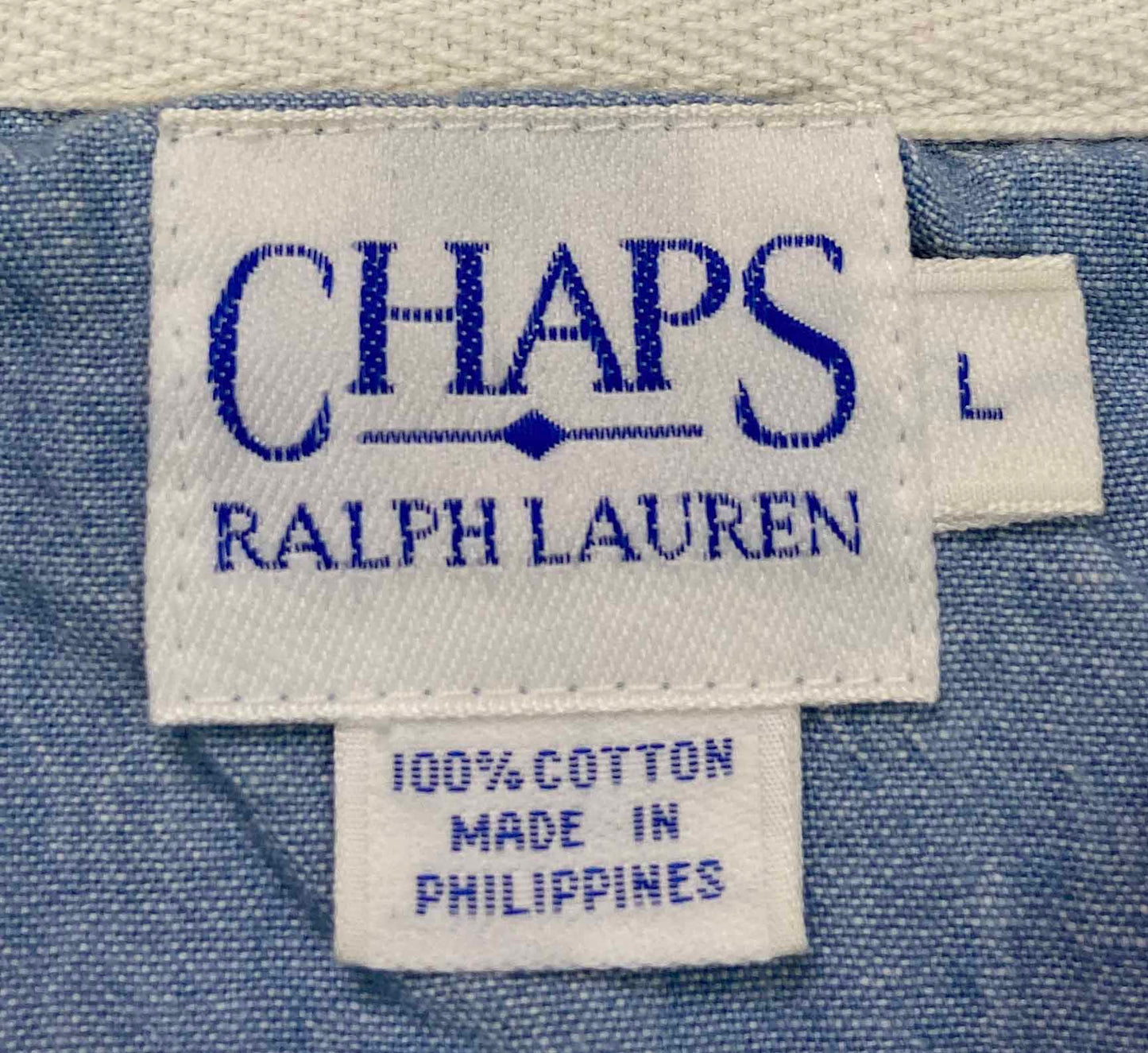 90's Vintage Chaps Ralph Lauren All Over Flower Print Polo-Shirts / 2539