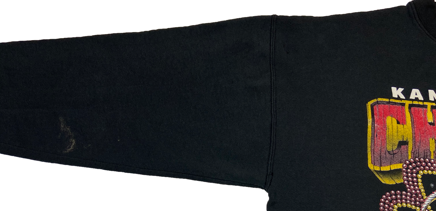 90's Vintage TAZ Looney Tunes x Chiefs Made in USA Sweat-Shirt / 2543