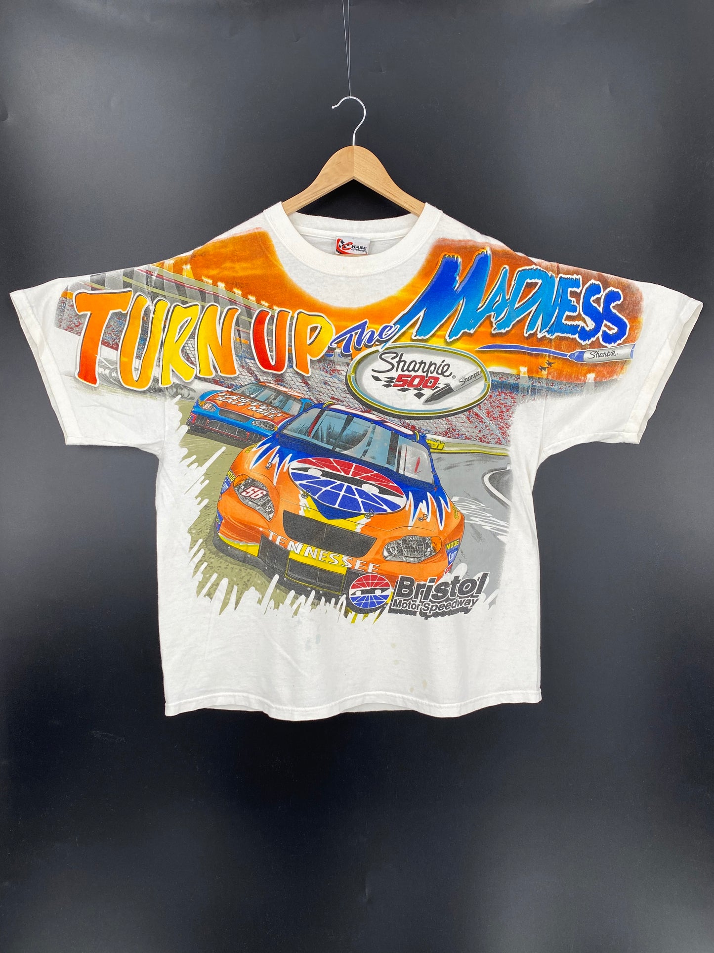 Vintage NASCAR Size L Racing T-Shirt / K1583