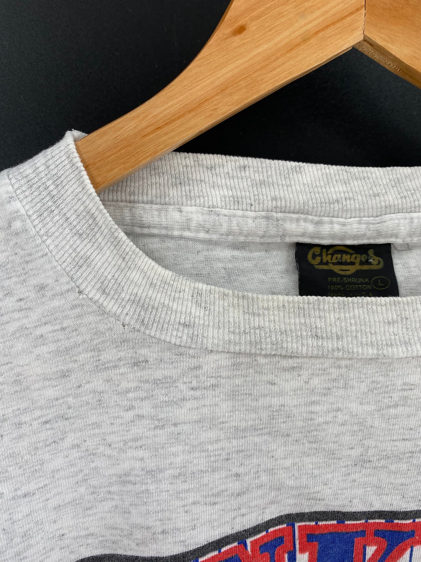 90's WARNER BROS x YANKEES Made inUSA Size L Vintage MLB T-Shirt / 9305