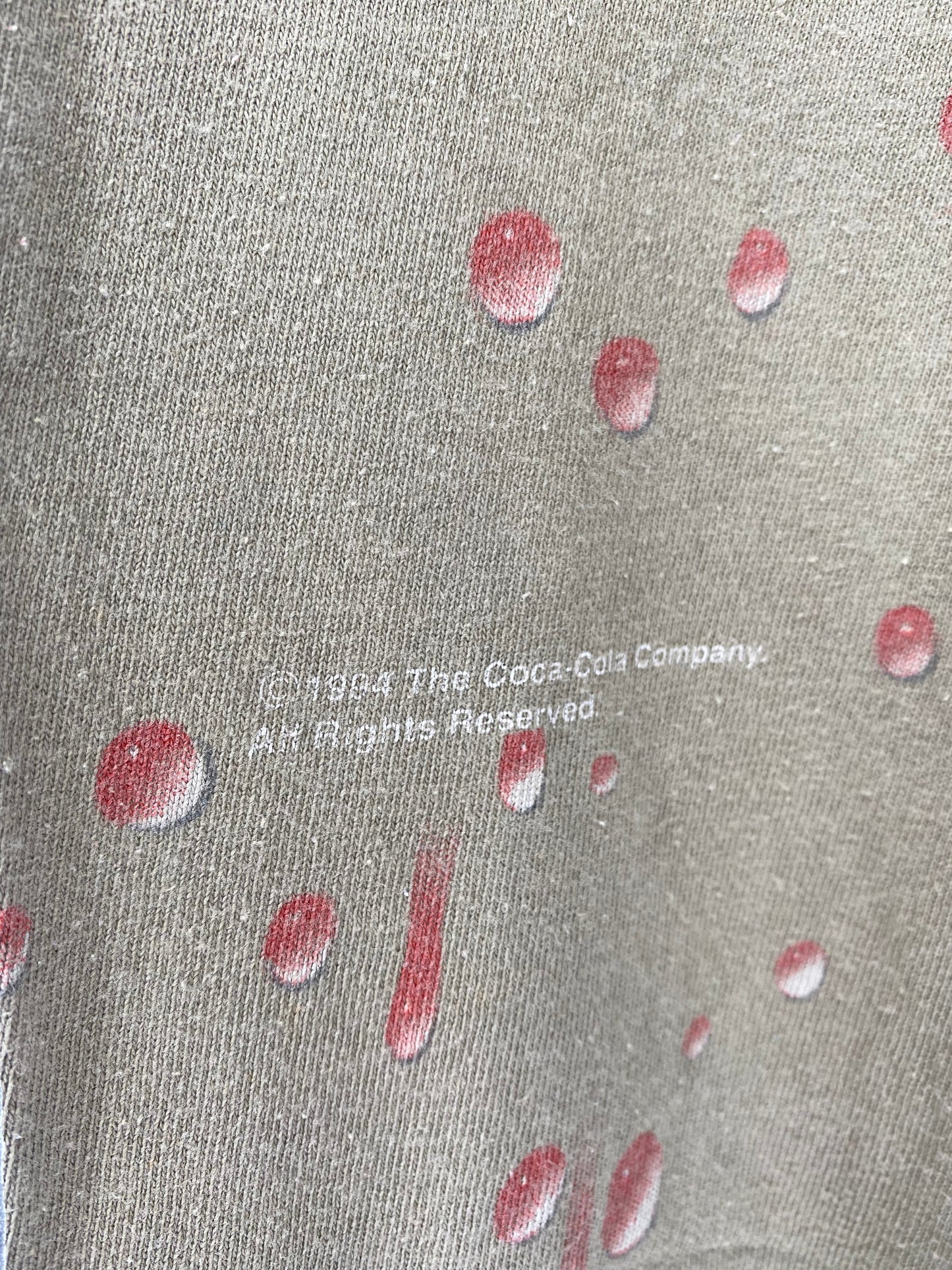 1994 COCA-COLA Size XL Vintage Made in USA T-Shirt / E5620T