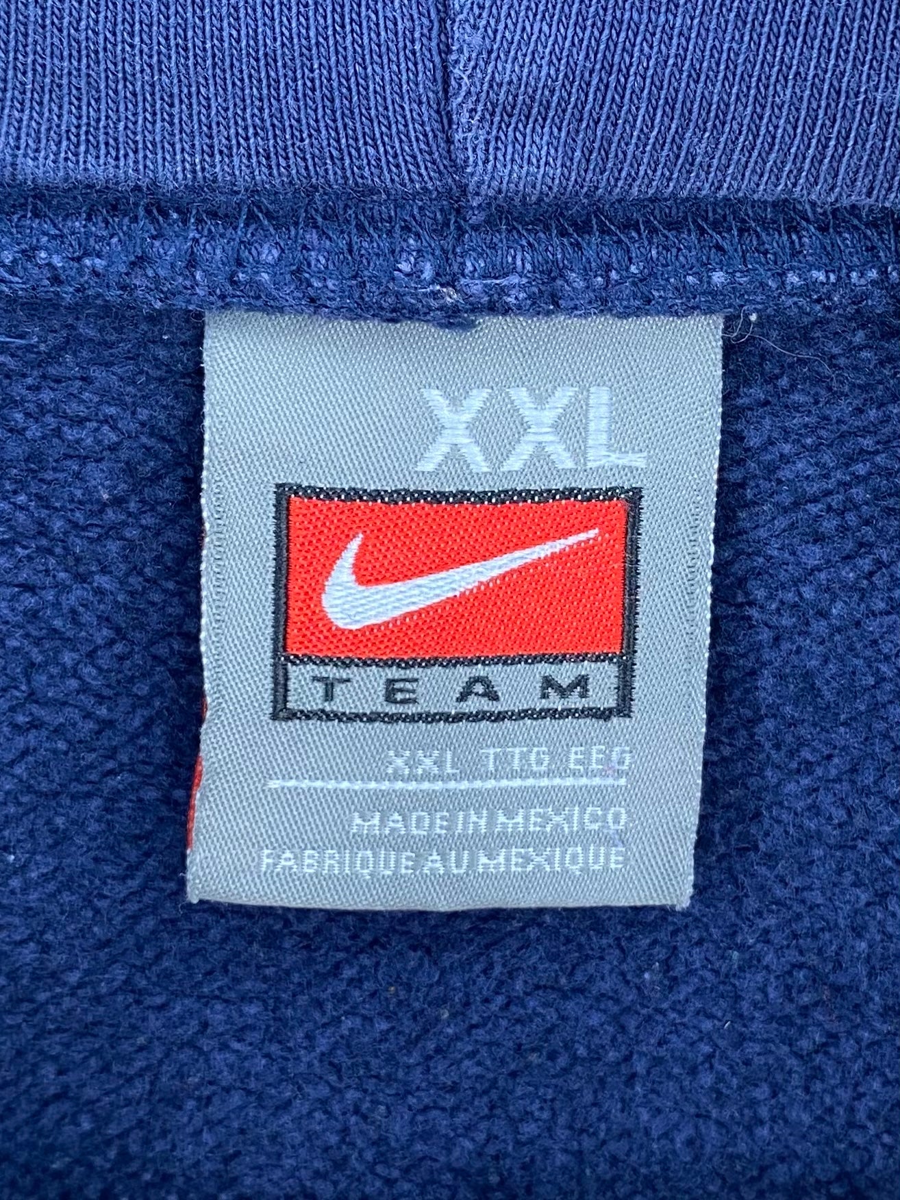 00’ NIKE ILLINOIS Size XXL Vintage Hoodie Sweat-shirt / 7360