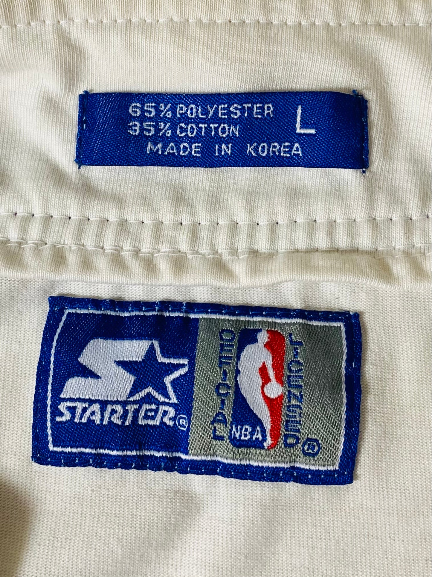 90's STARTER Charlotte Hornets Size L Vintage NBA T-Shirt / 7920