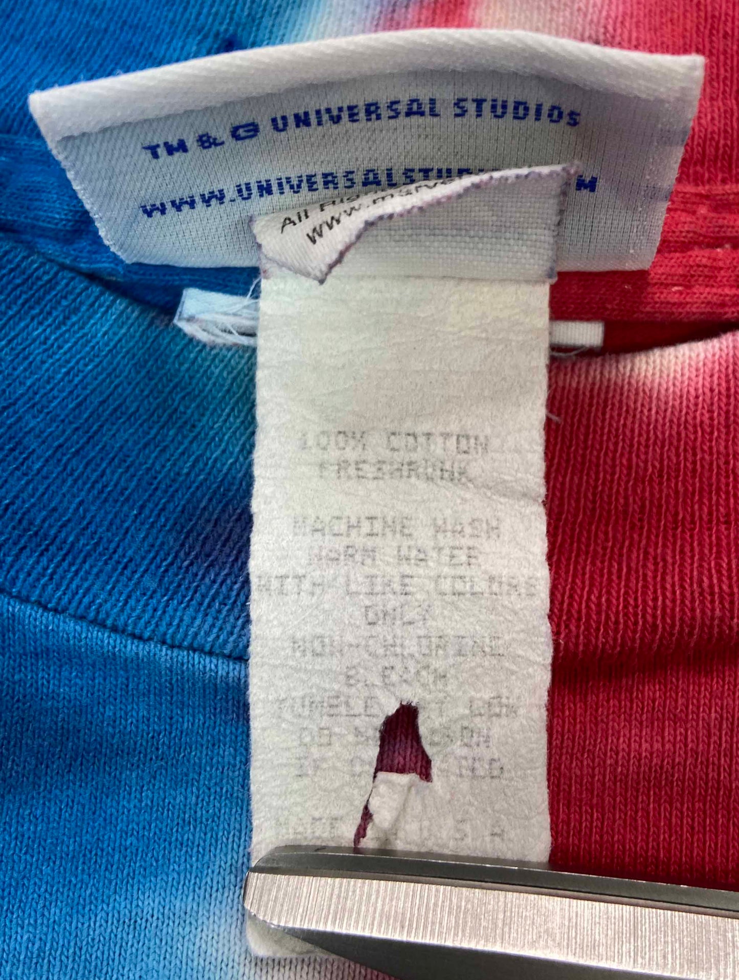 Vintage UNIVERSAL STUDIOS SPIDER MAN MARVEL Made in USA Size XL T-Shirt / k454