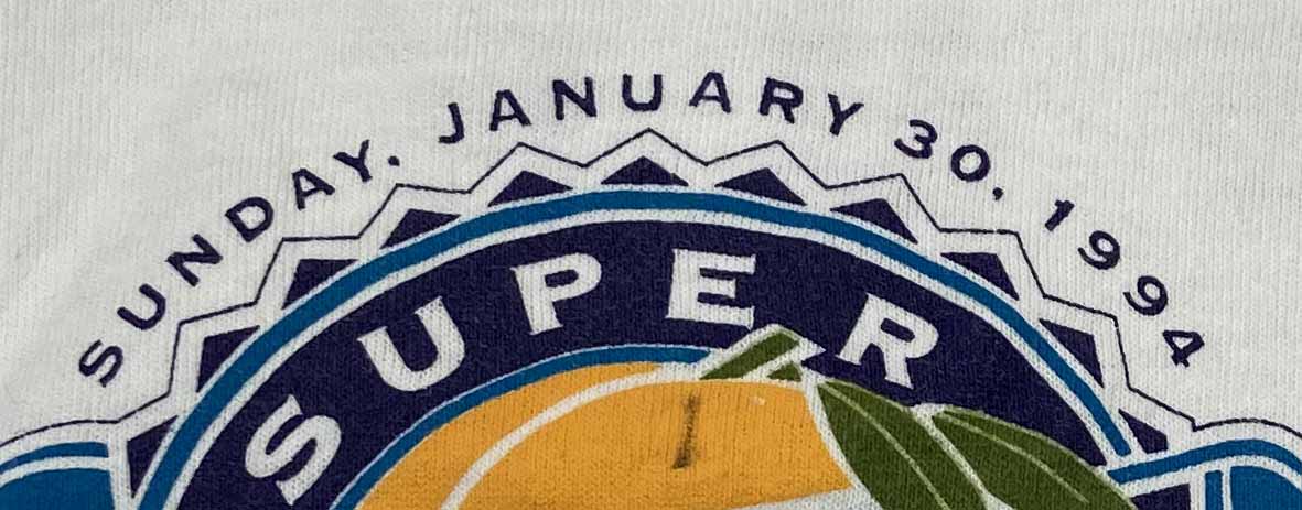 90's Super Bowl Atlanta Georgia Dome Vintage T-Shirts / 2655