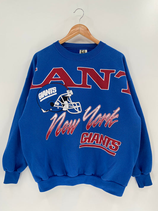 1994 NEW YORK GIANTS MADE IN USA Size L/ XL Vintage NFL Sweat shirt / K50