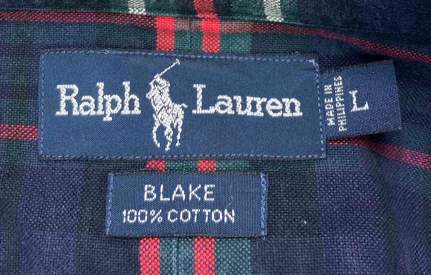 90's Polo Bear Ralph Lauren Vintage Button Down Long Sleeve Shirt / 2698