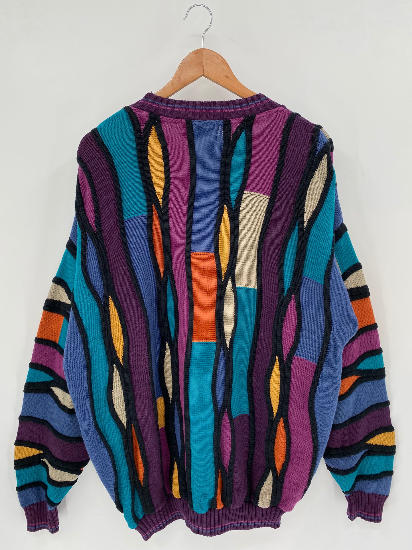 Vintage 3D COOGI- Style Size L Knit Sweater / K3688