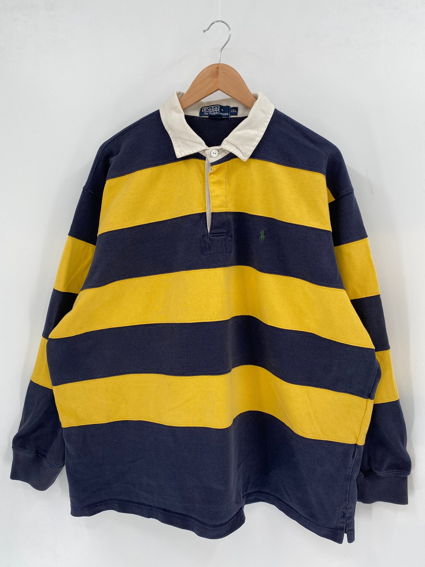 90’s POLO RALPH LAUREN Size XXL Vintage Rugby-Shirt / E4386R