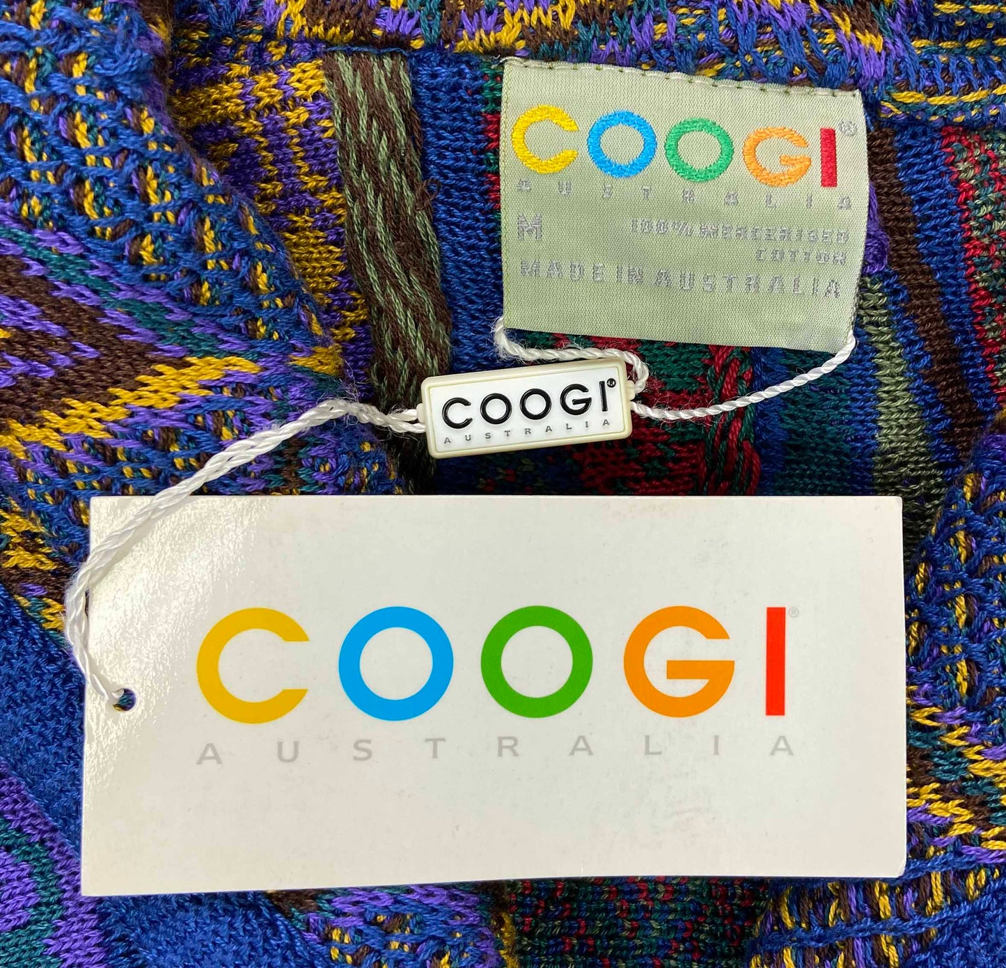 90's COOGI Dead Stock Ladies Vintage Cotton Knit Sweater / K732