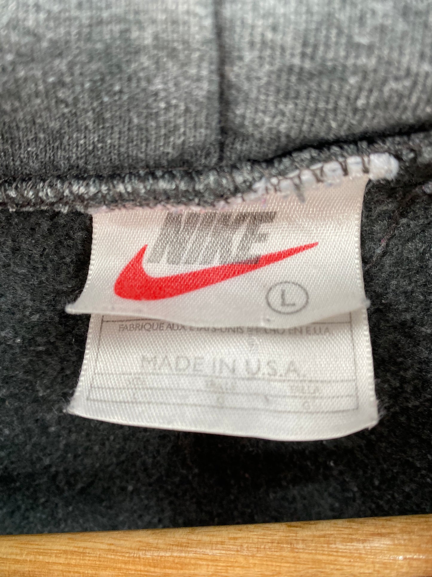 90’s NIKE Made in USA Size L Vintage Hoodie Sweat-Shirt / 7405