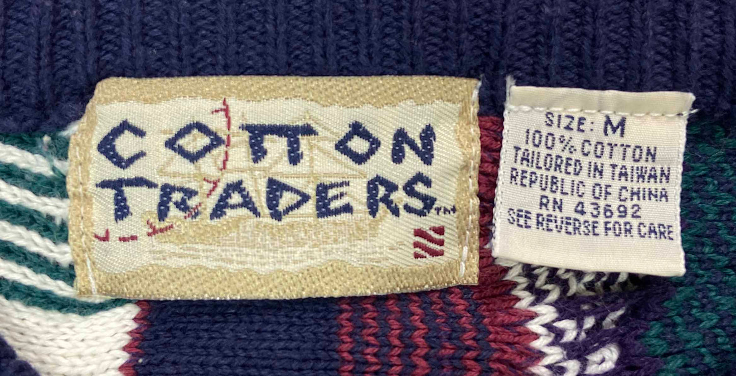 Vintage 3D Coogi-Style Knit Sweater / 2784