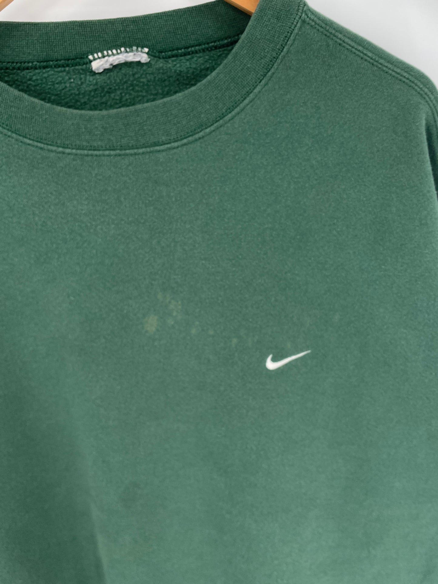 90’s NIKE MINI SWOOSH Size Approx.XXL Vintage Sweat-shirt / K79