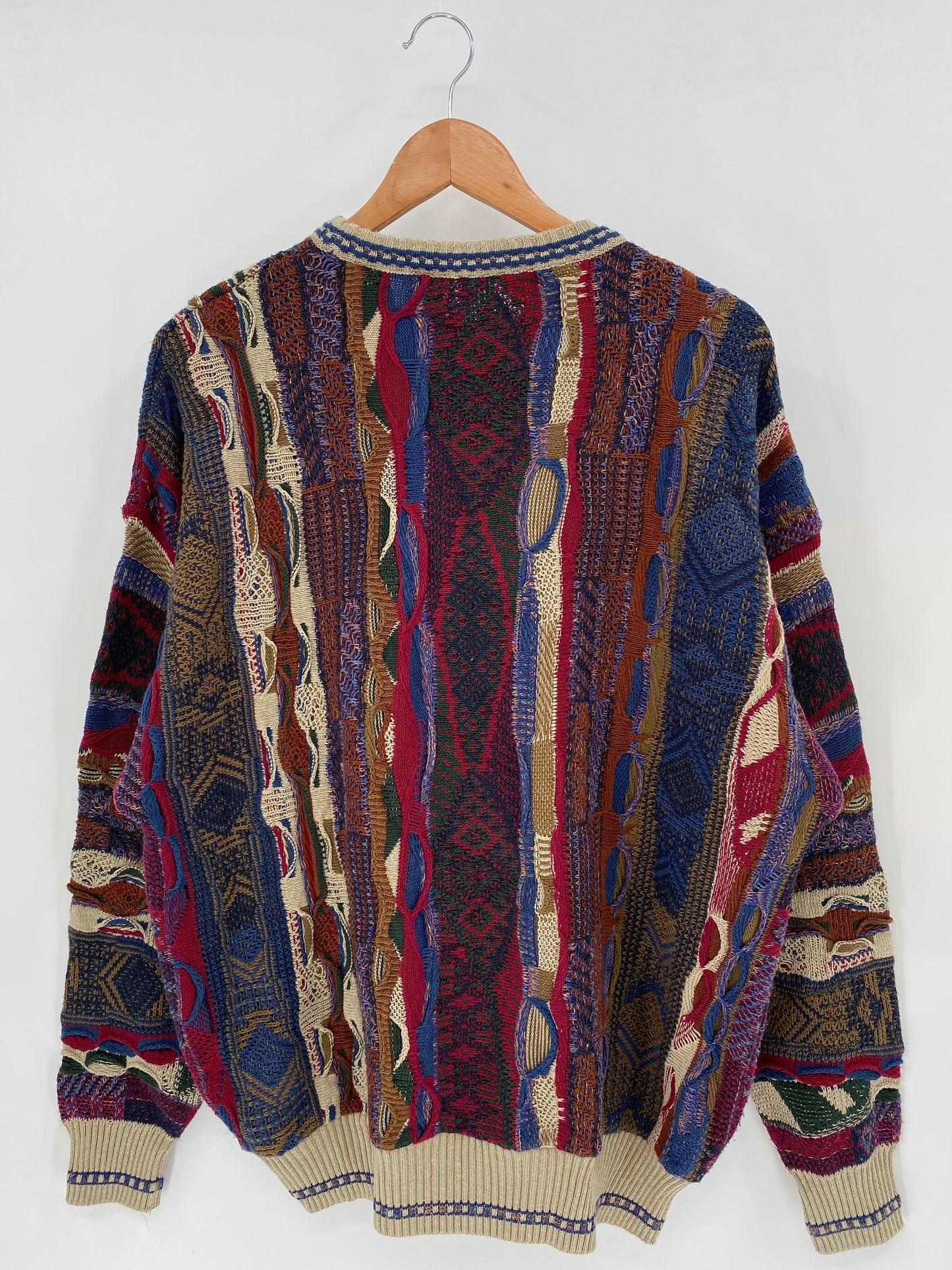 Vintage 3D COOGI- Style Size XL Knit Sweater / K3684